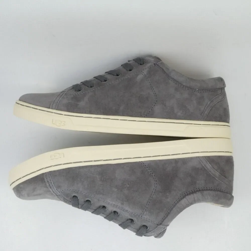 UGG Women's Size US 9 Tomi Lace Up Gray Suede Sneakers 1005484 NWOB